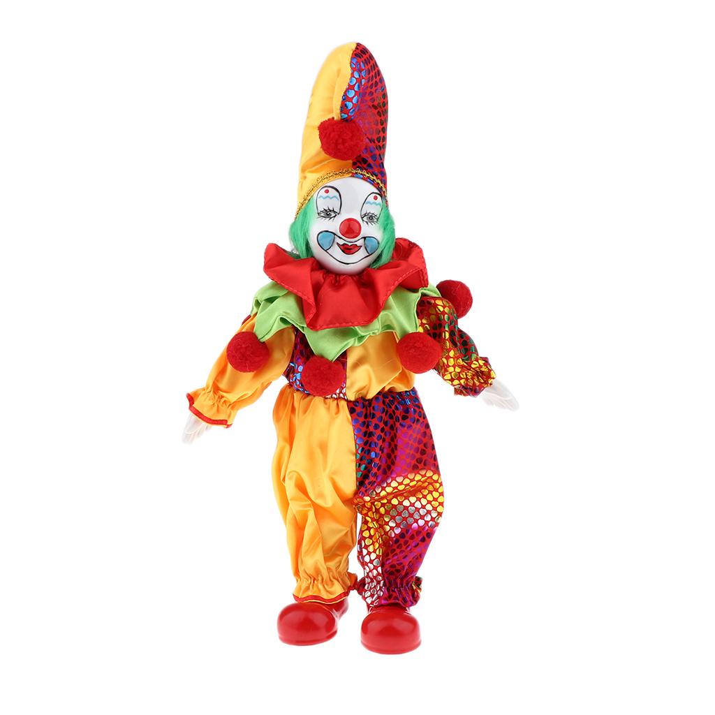 Vintage Collectible Clowns - Poupées de clown en céramique antique,