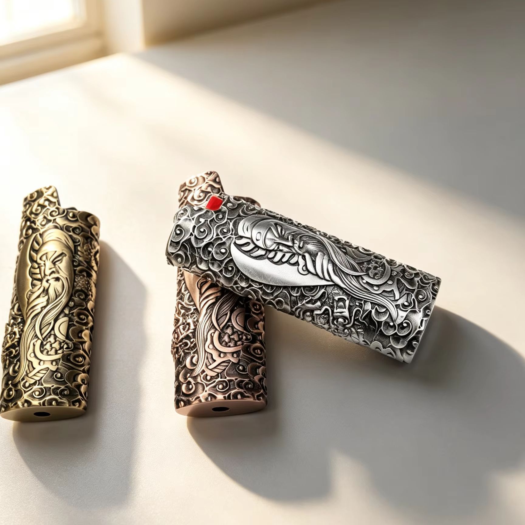 Vintage Collection - Étui pour briquet en alliage de
