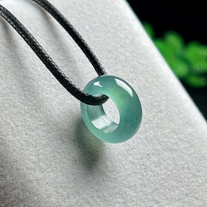 Vintage Necklace - Collier Pendentif Bague Perle Porte-Bonheur en