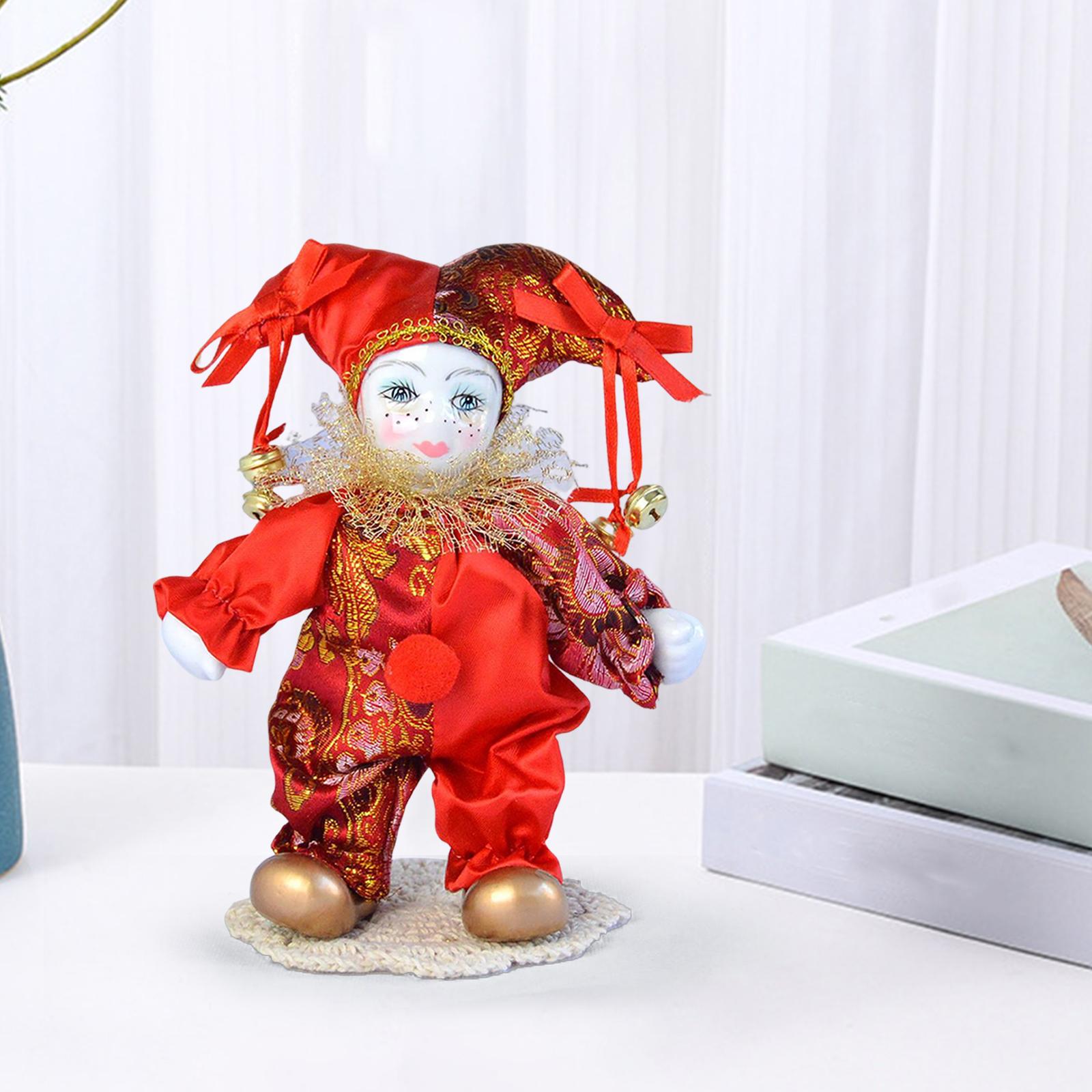 Vintage Collectible Clowns - Poupées Clown de 7 pouces, poupée