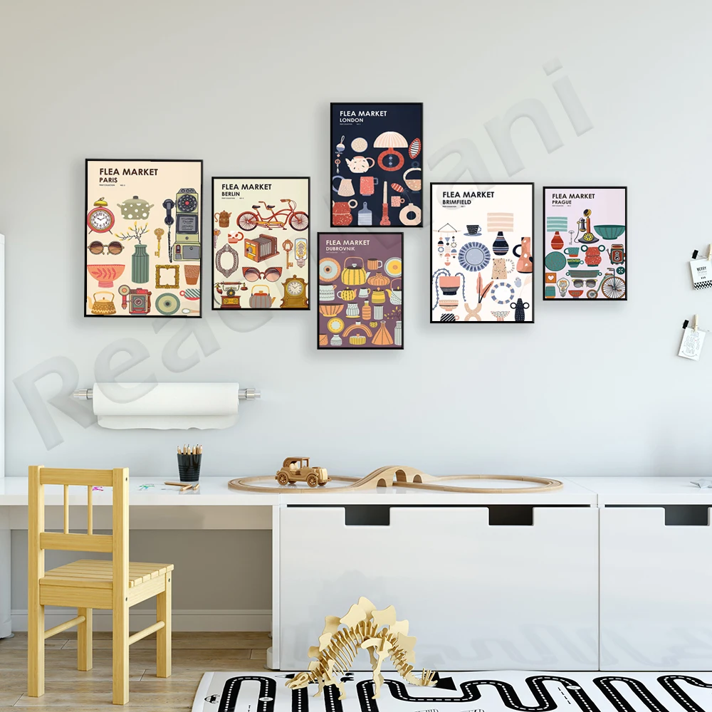 Collection d'imprimés de march - Vintage Collectible Market avis et prix