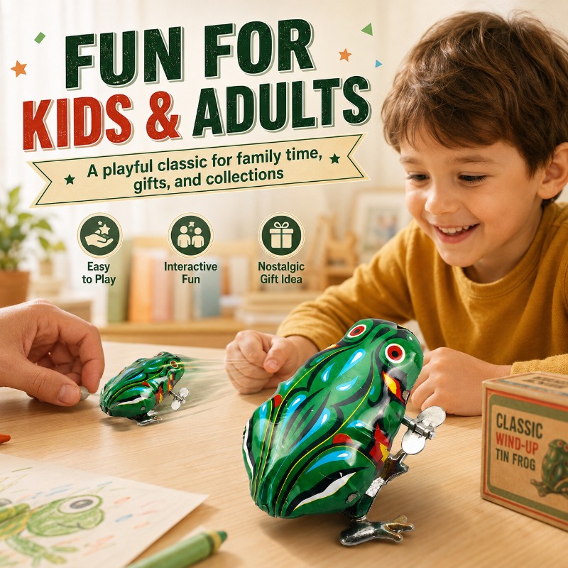 Grenouille en métal à ressort  - Vintage Toys Collection avis et prix