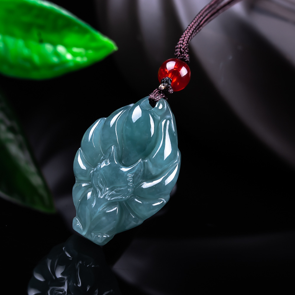 Collier pendentif renard en ja - Vintage Necklace avis et prix