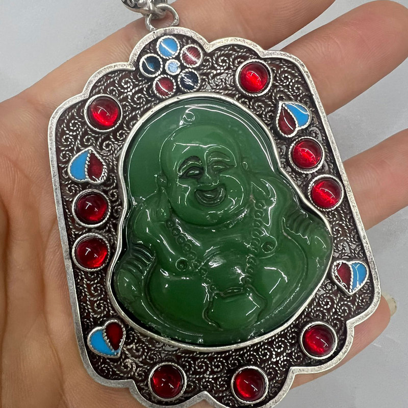 Amulette Bouddha en jade incru - Vintage Collectible Market avis et prix