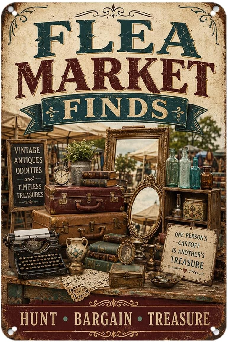 Plaques en métal de style vint - Vintage Collectible Market avis et prix
