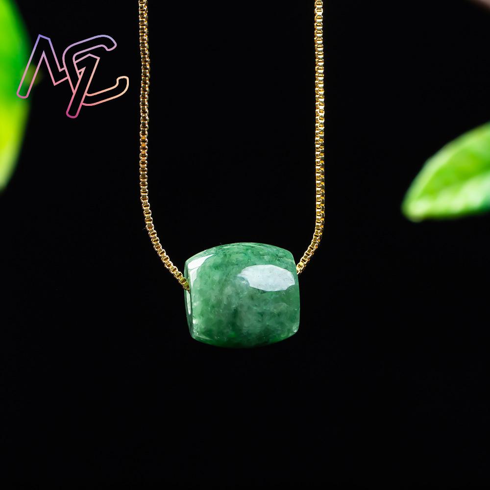 Pendentif en perles de Jade vé - Vintage Necklace avis et prix