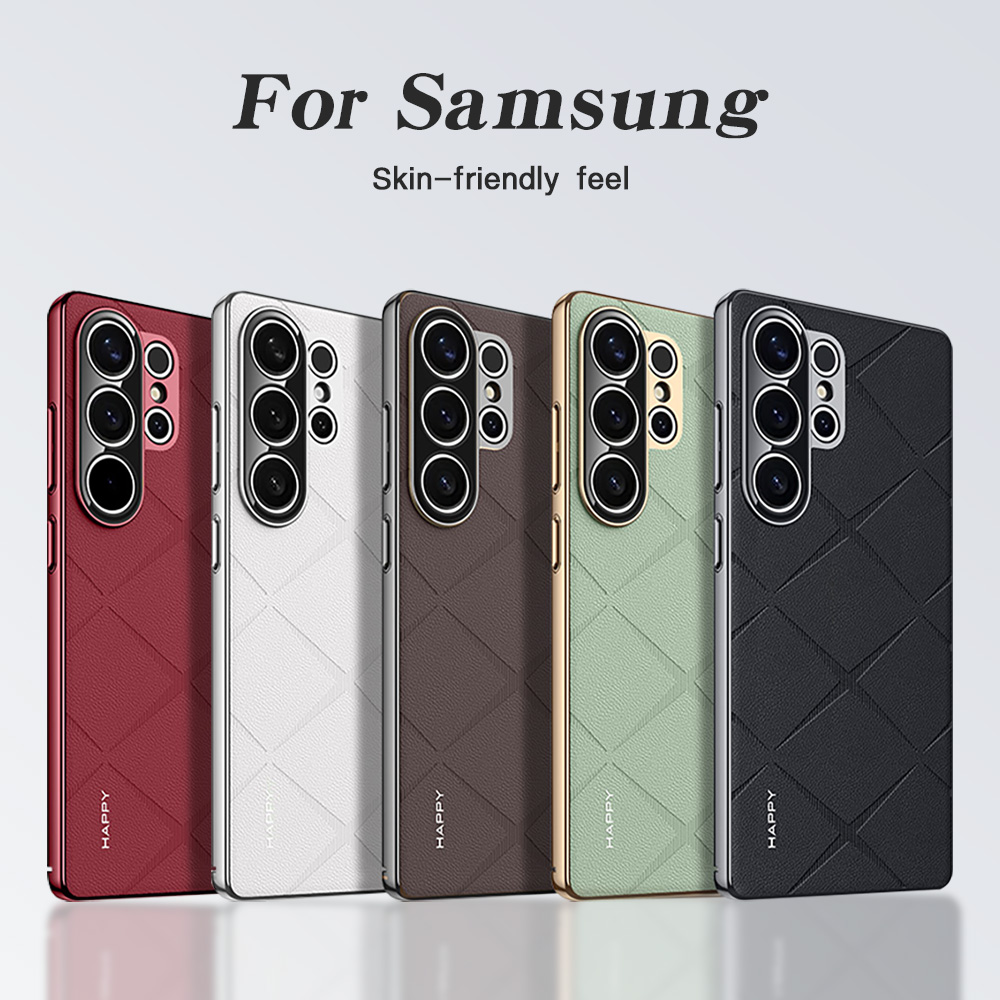 Placage en cuir pour Samsung S - Camera Leather Case avis et prix