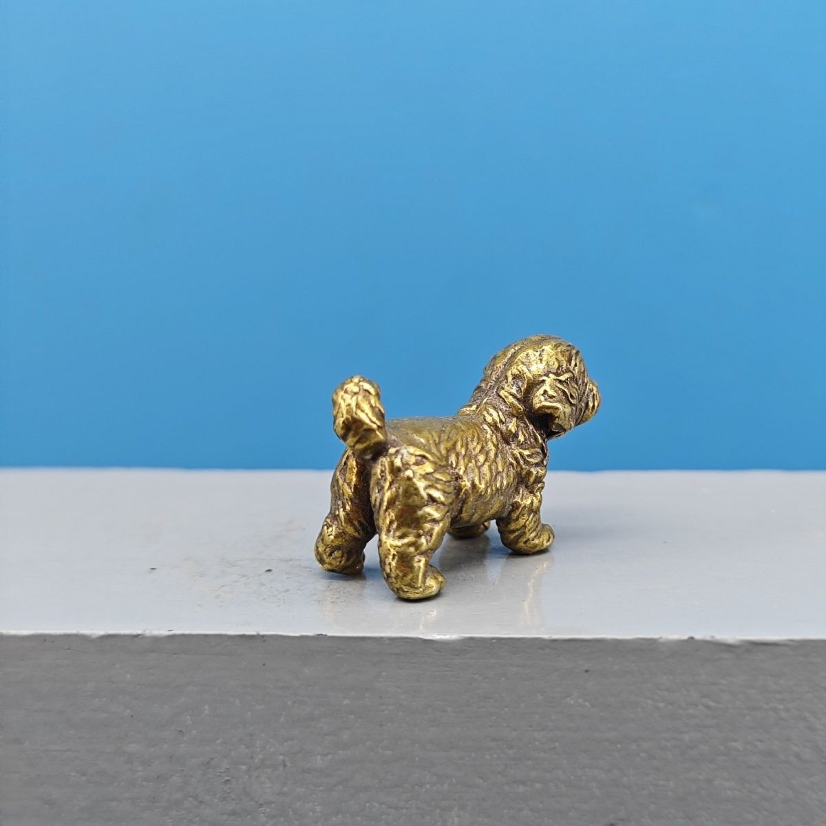 Miniature en laiton de chien b - Vintage Collectible Teddy Bears avis et prix